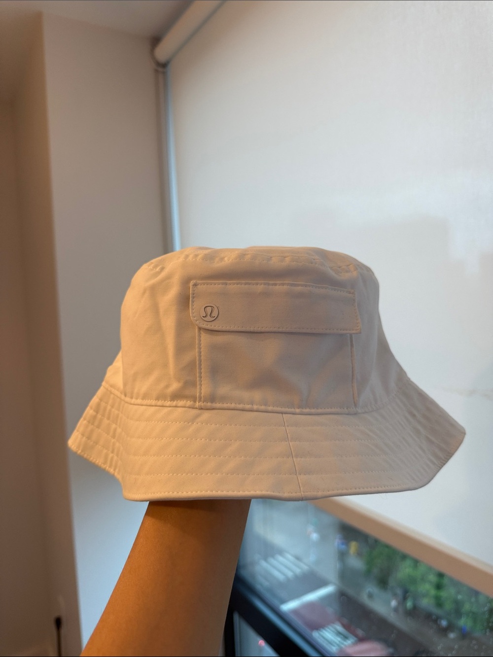 lululemon athletica Cream Bucket Hat with Front Pocket